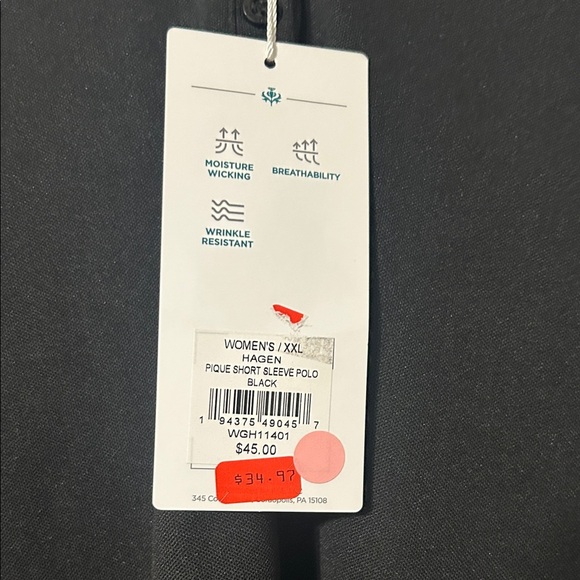 Lady Hagen Black Polo Shirt - Picture 5 of 6